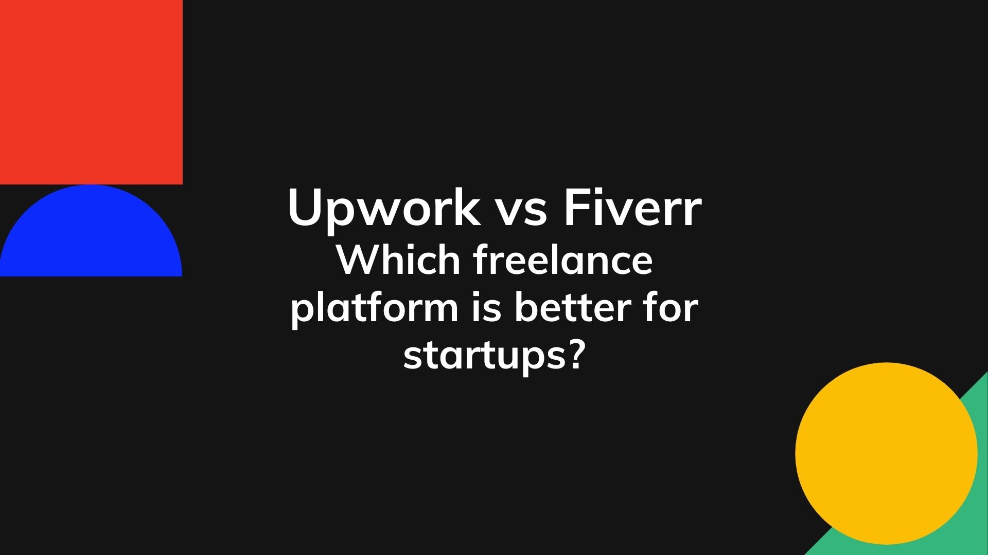 upwork vs fiverr