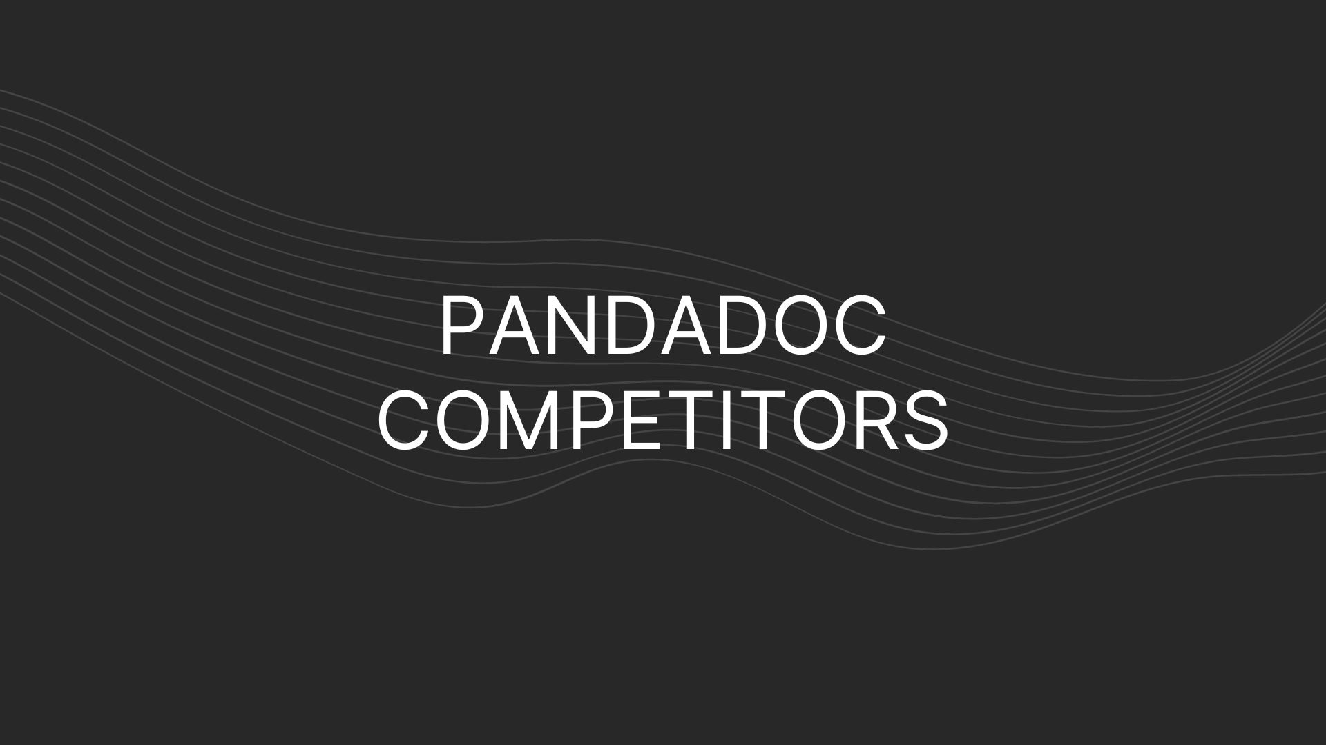 pandadoc competitors