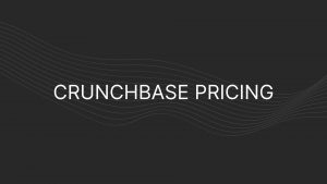 crunchbase pricing
