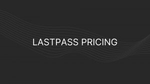 lastpass pricing