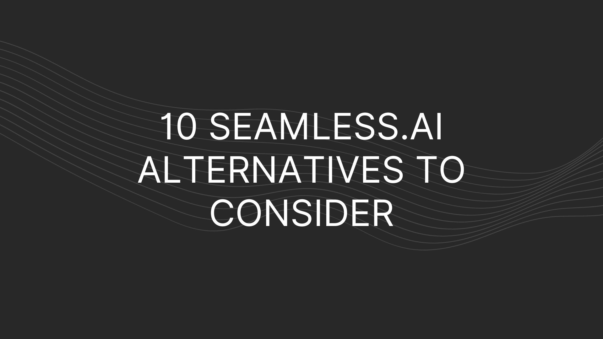 seamless.ai alternatives