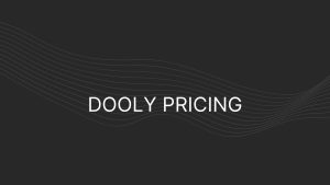 Dooly Pricing
