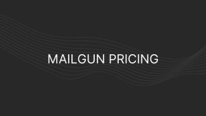 mailgun pricing