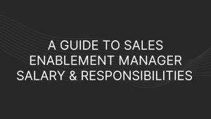 Sales Enablement Manager Salary