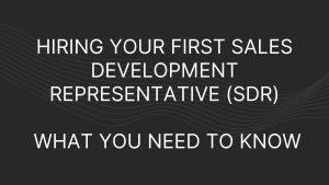 Hiring SDR