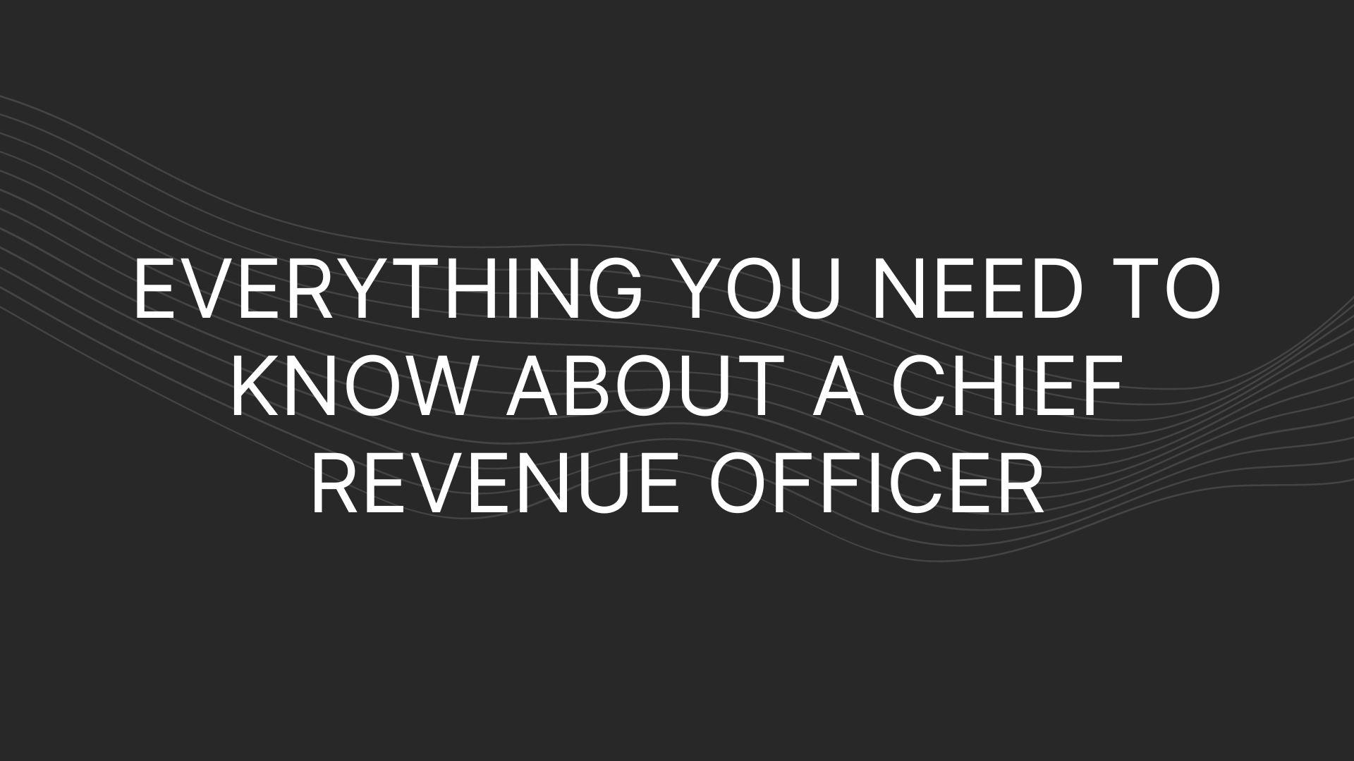 chief revenue officer