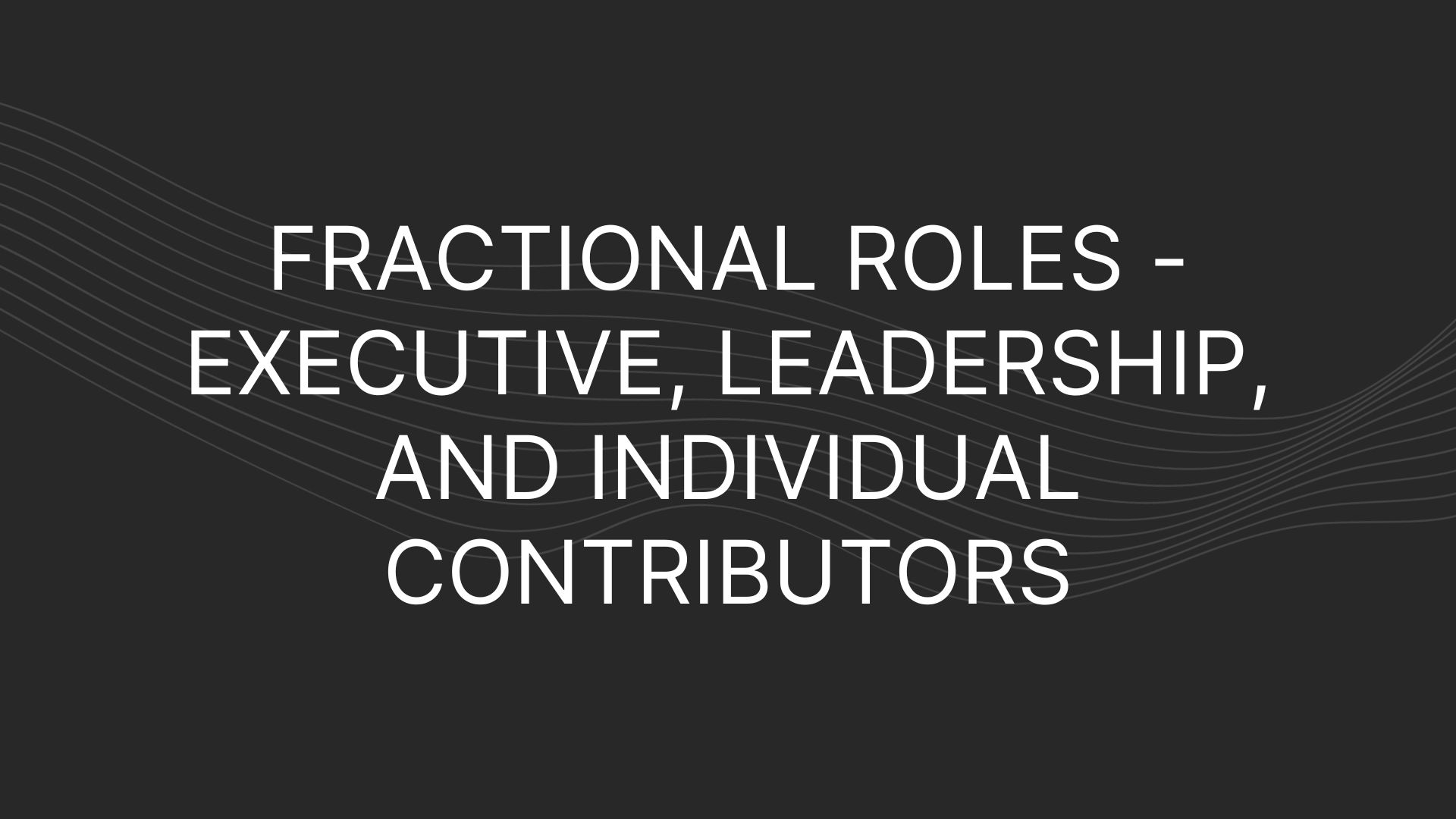 Fractional Roles
