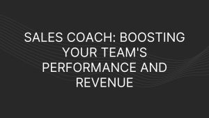 sales coach