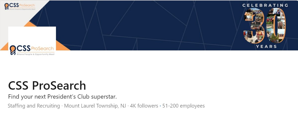 CSS ProSearch Healthcare Sales Recruiters