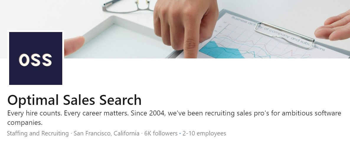 Optimal Sales Search SaaS Sales Recruiters