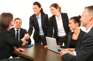 industrial sales meeting