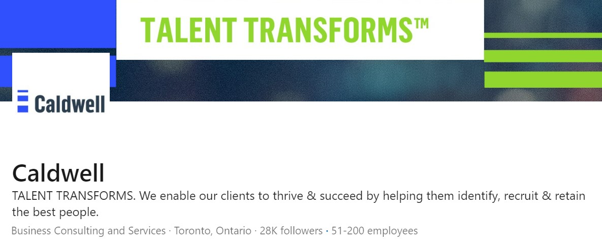 caldwell chief revenue officer recruiters