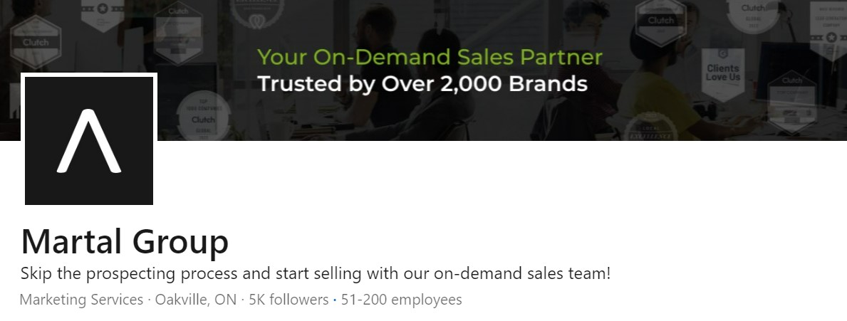 martal group sdr recruiting