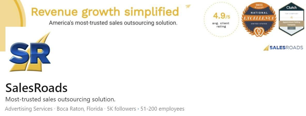 salesroads outsourced sdr recruiting